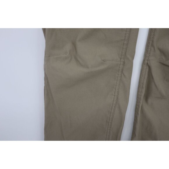 prAna Mens Khaki Outdoor Hiking Pants With Drawstring Waist Pockets Sz 32 - Picture 13 of 13